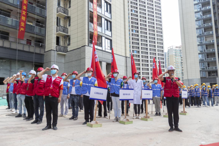 深圳萬科、寶鷹集團(tuán)舉辦批量裝修安全事故防控及應(yīng)急綜合演練